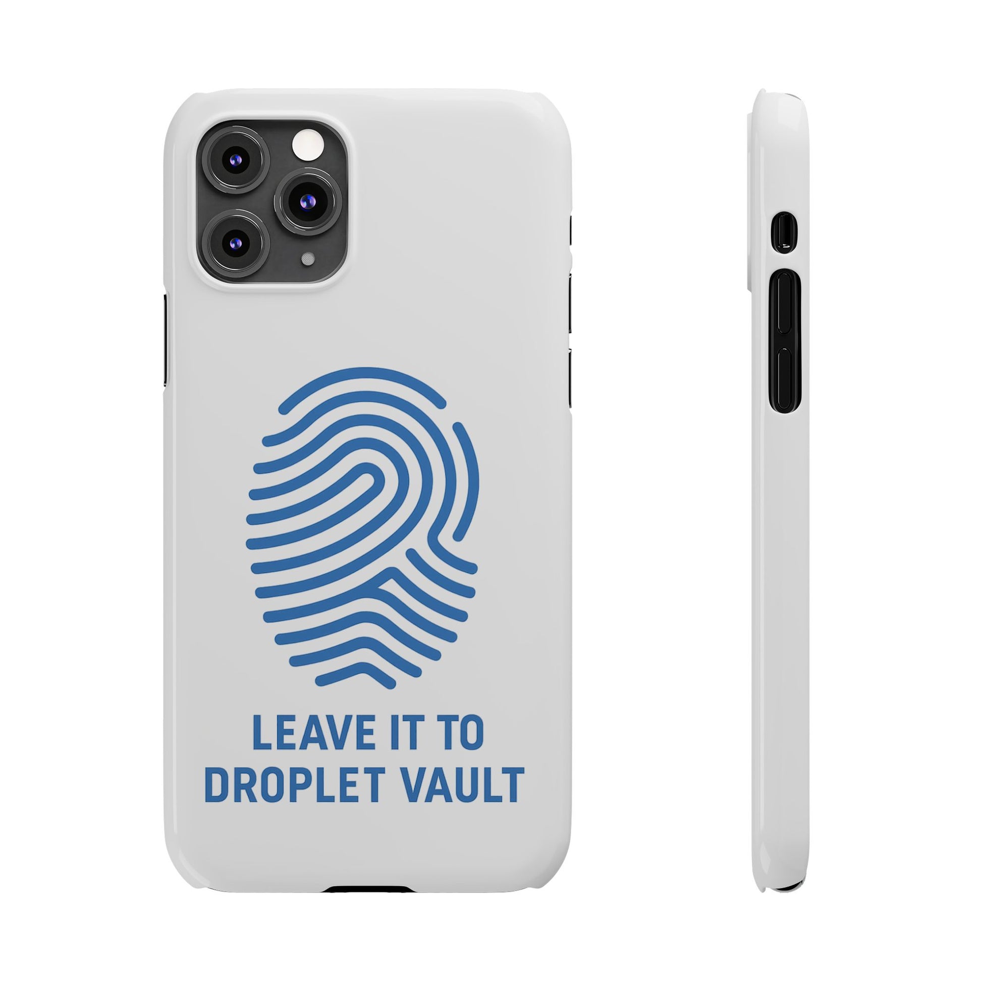 Droplet Vault Fingerprint Phone Grip – DNA-Inspired Expandable Stand