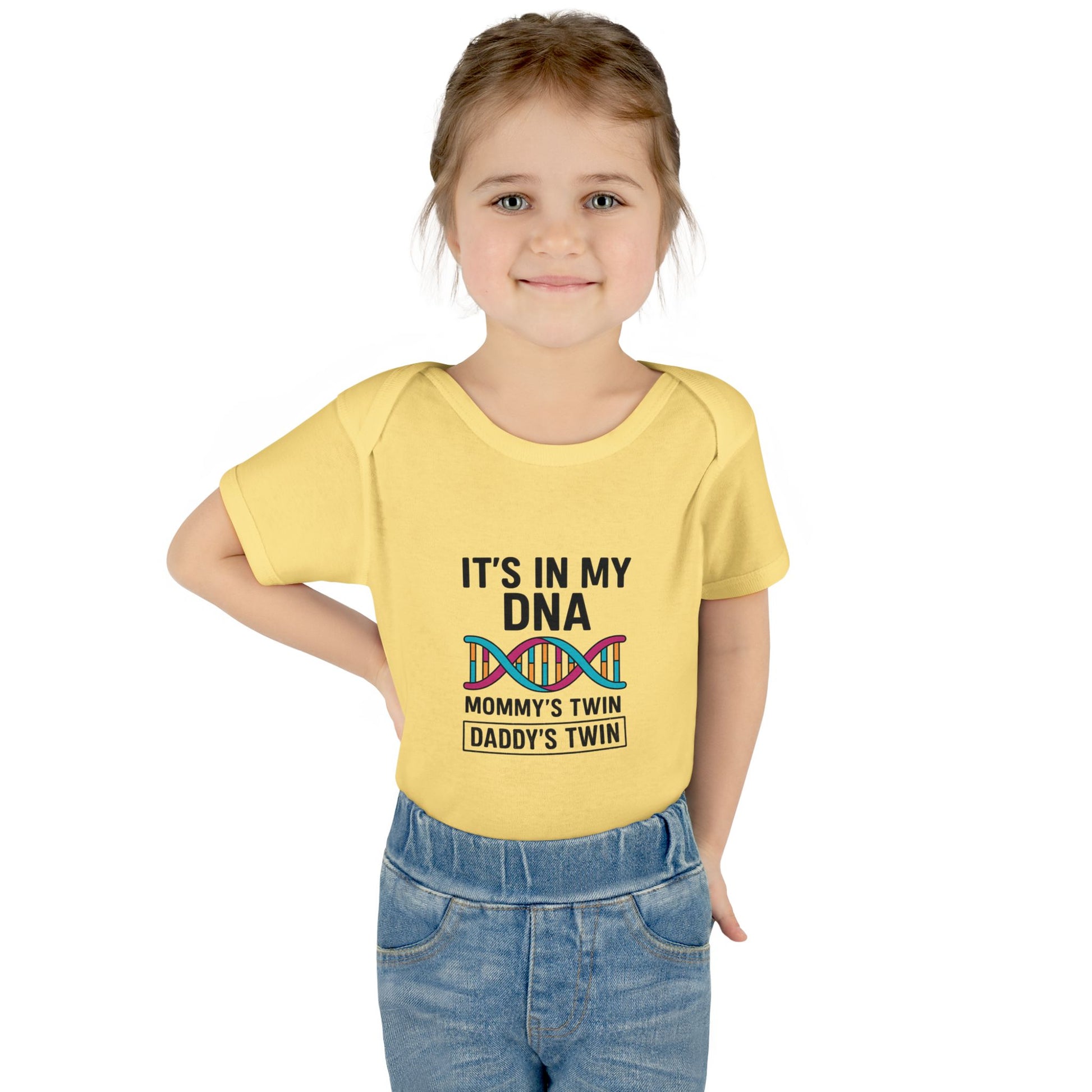 It’s in My DNA – Gender Reveal Baby Onesie (Unisex Bodysuit)