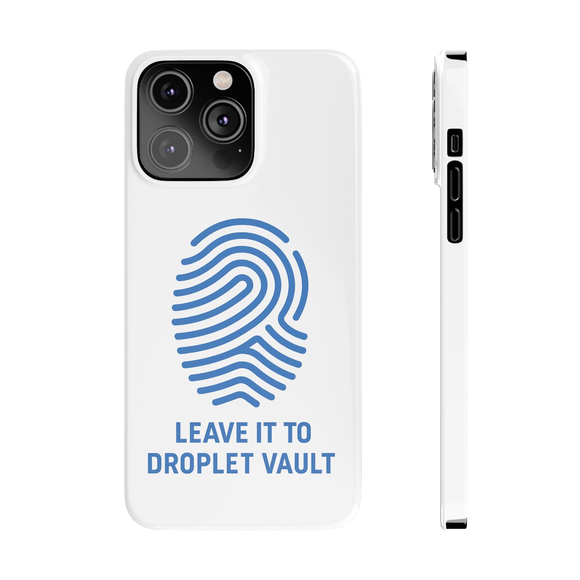 Droplet Vault Fingerprint Phone Grip – DNA-Inspired Expandable Stand