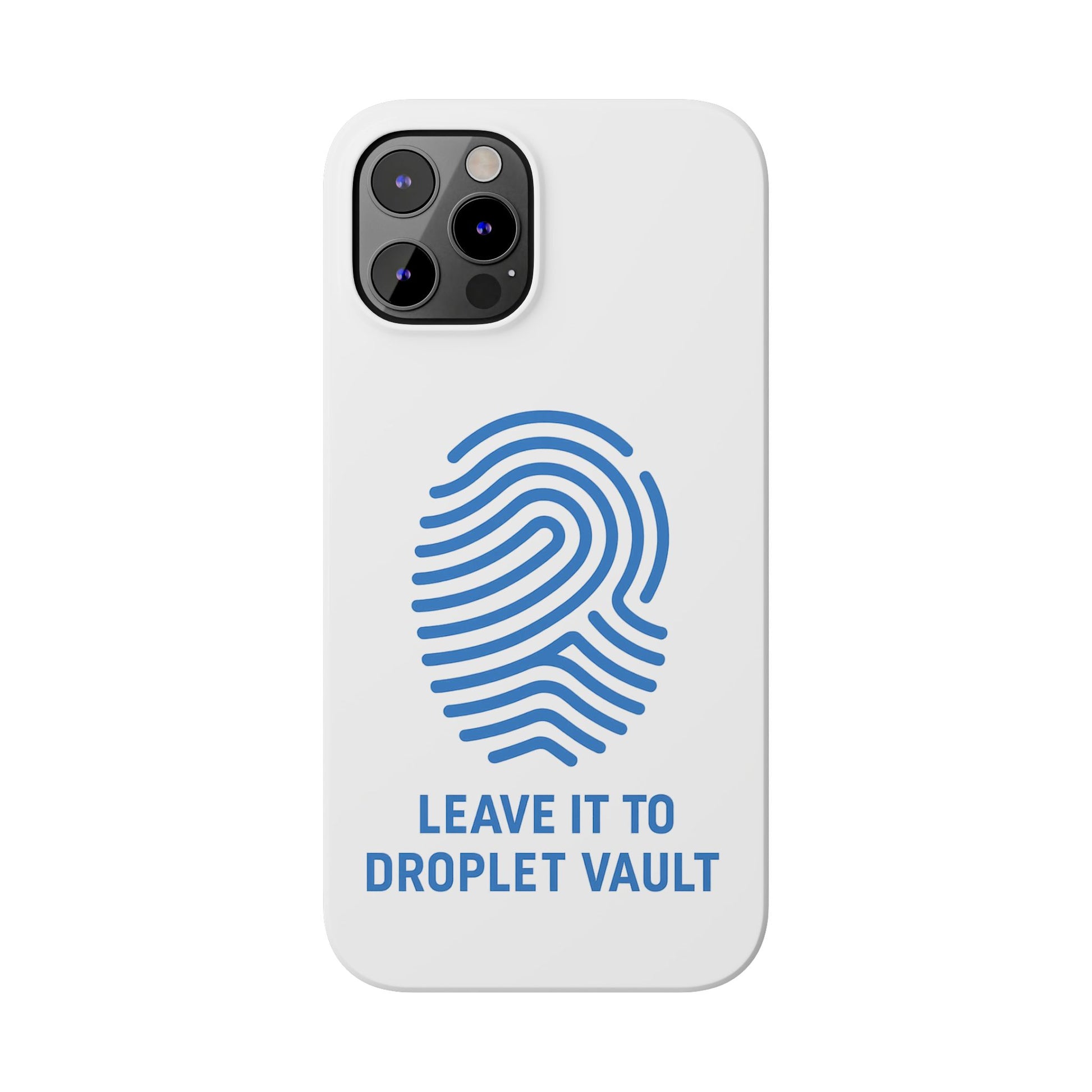 Droplet Vault Fingerprint Phone Grip – DNA-Inspired Expandable Stand