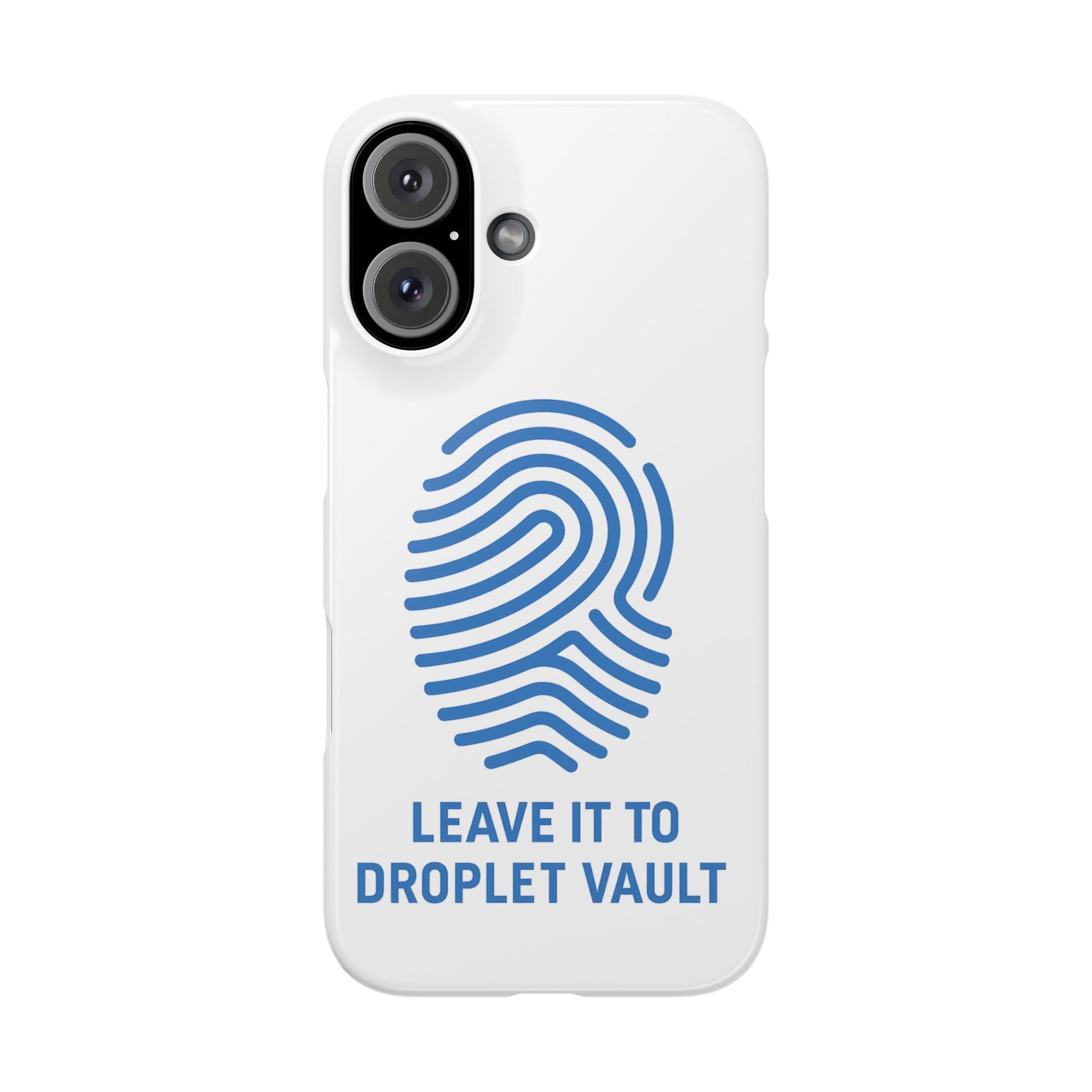 Droplet Vault Fingerprint Phone Grip – DNA-Inspired Expandable Stand