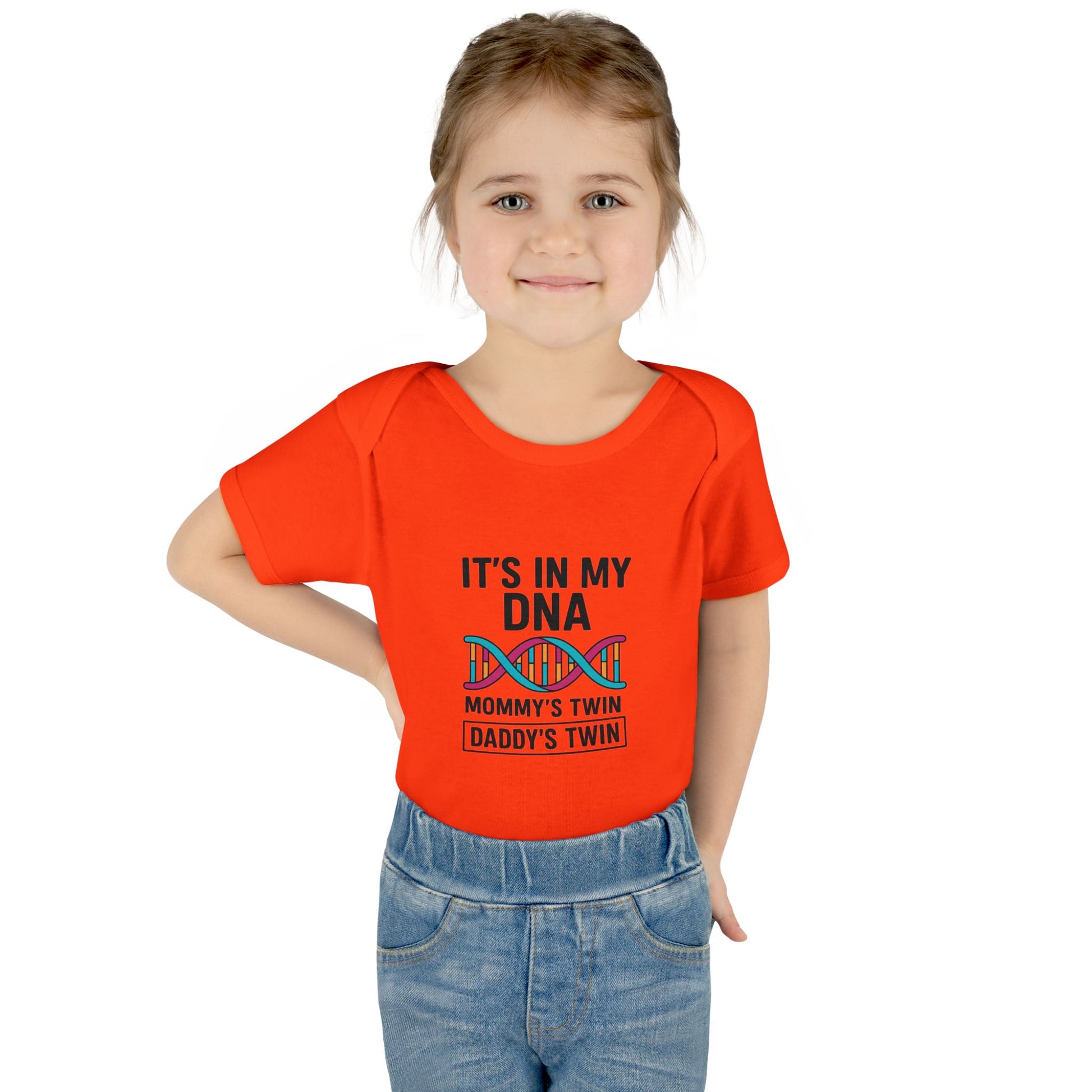 It’s in My DNA – Gender Reveal Baby Onesie (Unisex Bodysuit)