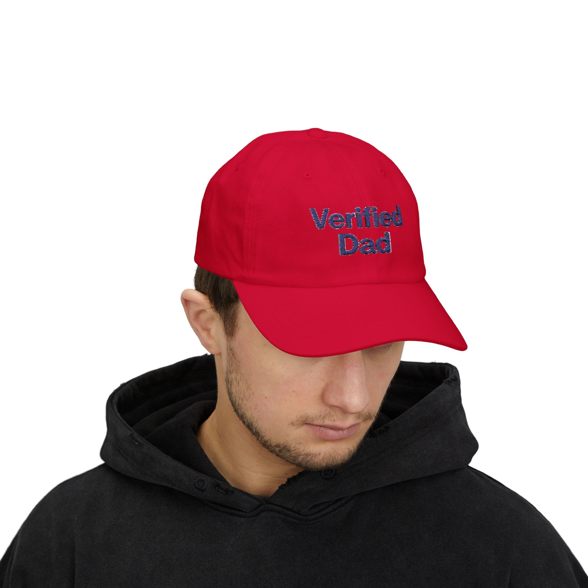 DNA Dad Cap – “Verified Dad” Embroidered Baseball Hat