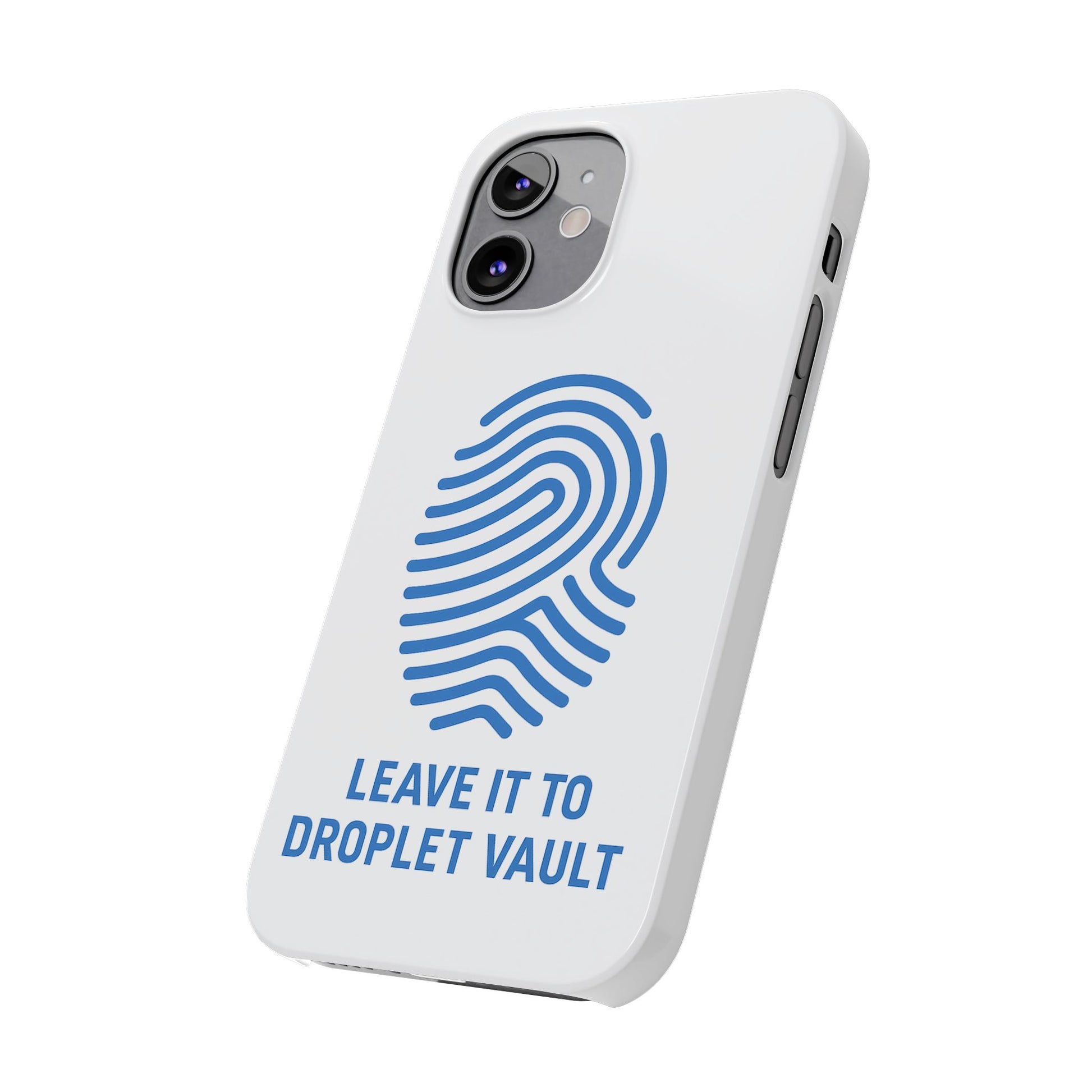 Droplet Vault Fingerprint Phone Grip – DNA-Inspired Expandable Stand