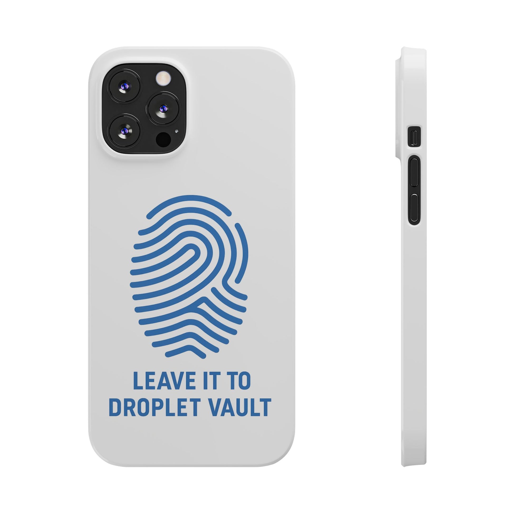 Droplet Vault Fingerprint Phone Grip – DNA-Inspired Expandable Stand