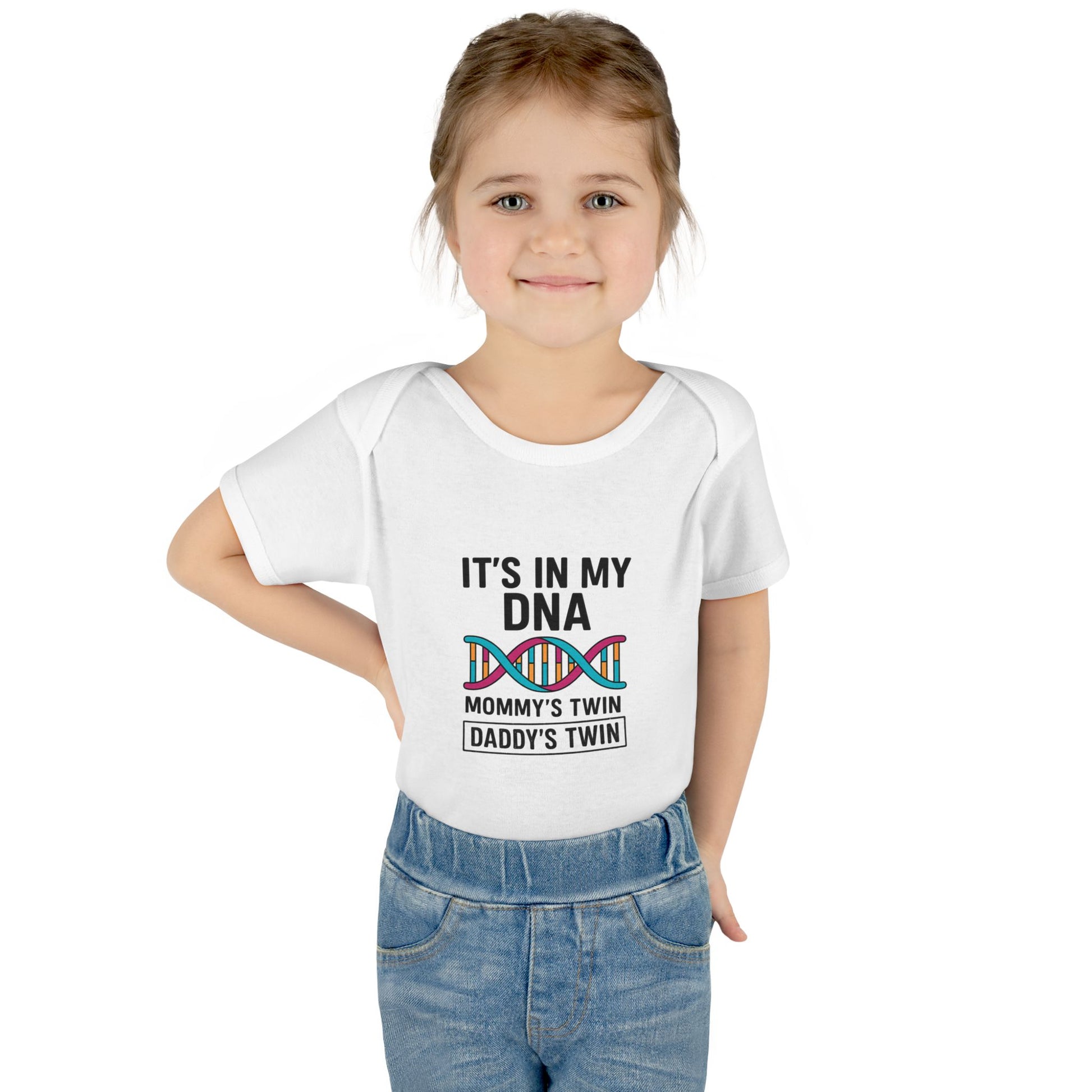 It’s in My DNA – Gender Reveal Baby Onesie (Unisex Bodysuit)