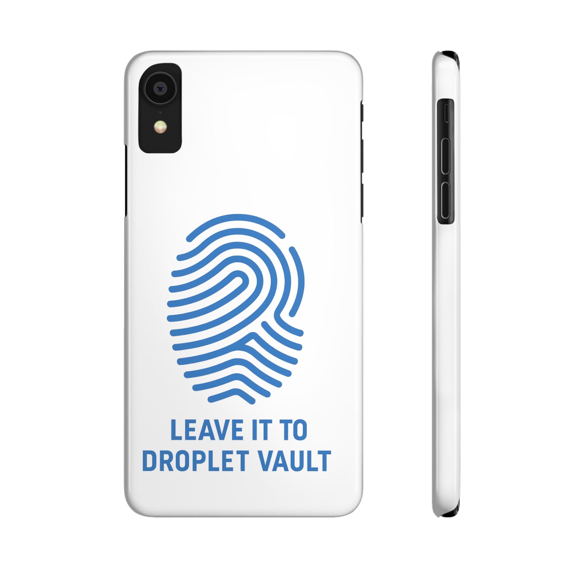 Droplet Vault Fingerprint Phone Grip – DNA-Inspired Expandable Stand