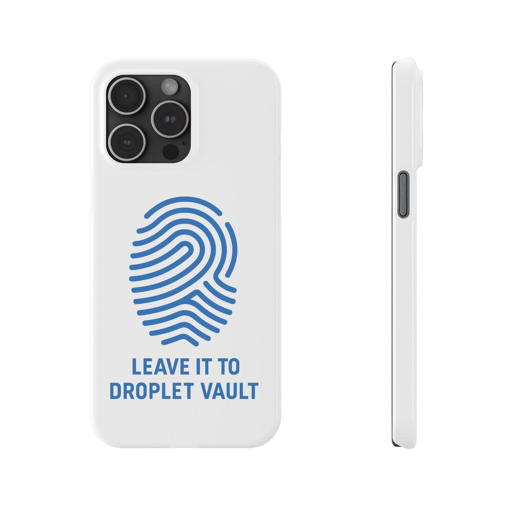 Droplet Vault Fingerprint Phone Grip – DNA-Inspired Expandable Stand