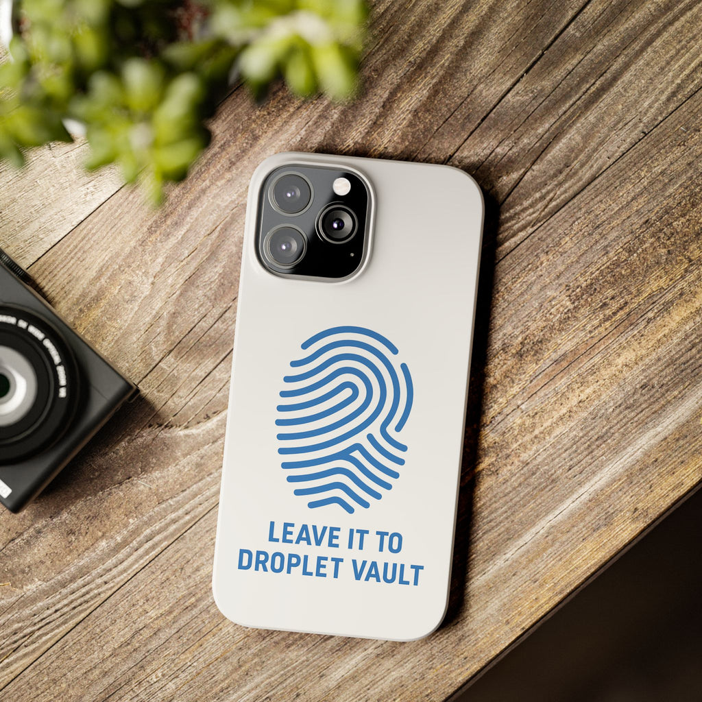Droplet Vault Fingerprint Phone Grip – DNA-Inspired Expandable Stand