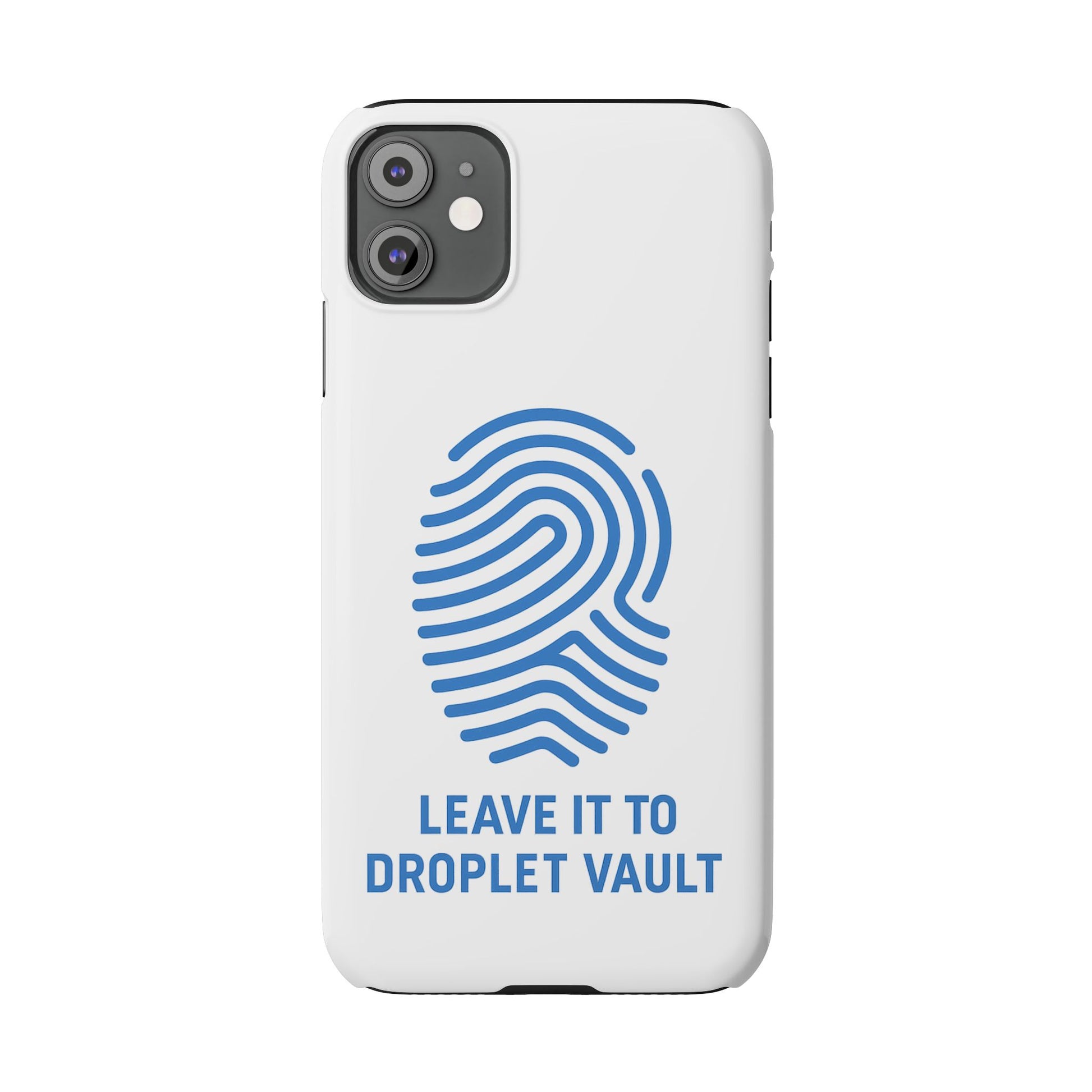 Droplet Vault Fingerprint Phone Grip – DNA-Inspired Expandable Stand