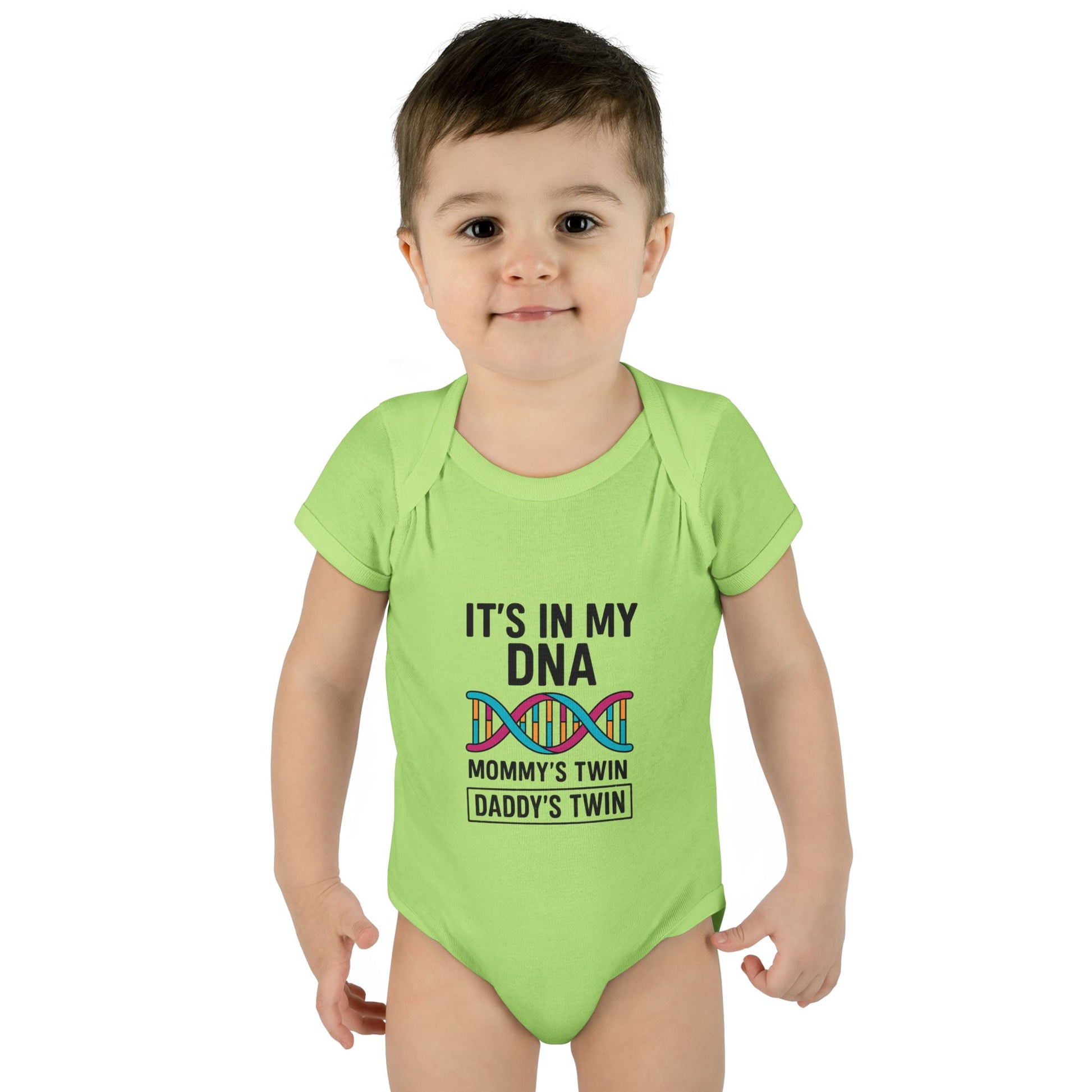 It’s in My DNA – Gender Reveal Baby Onesie (Unisex Bodysuit)