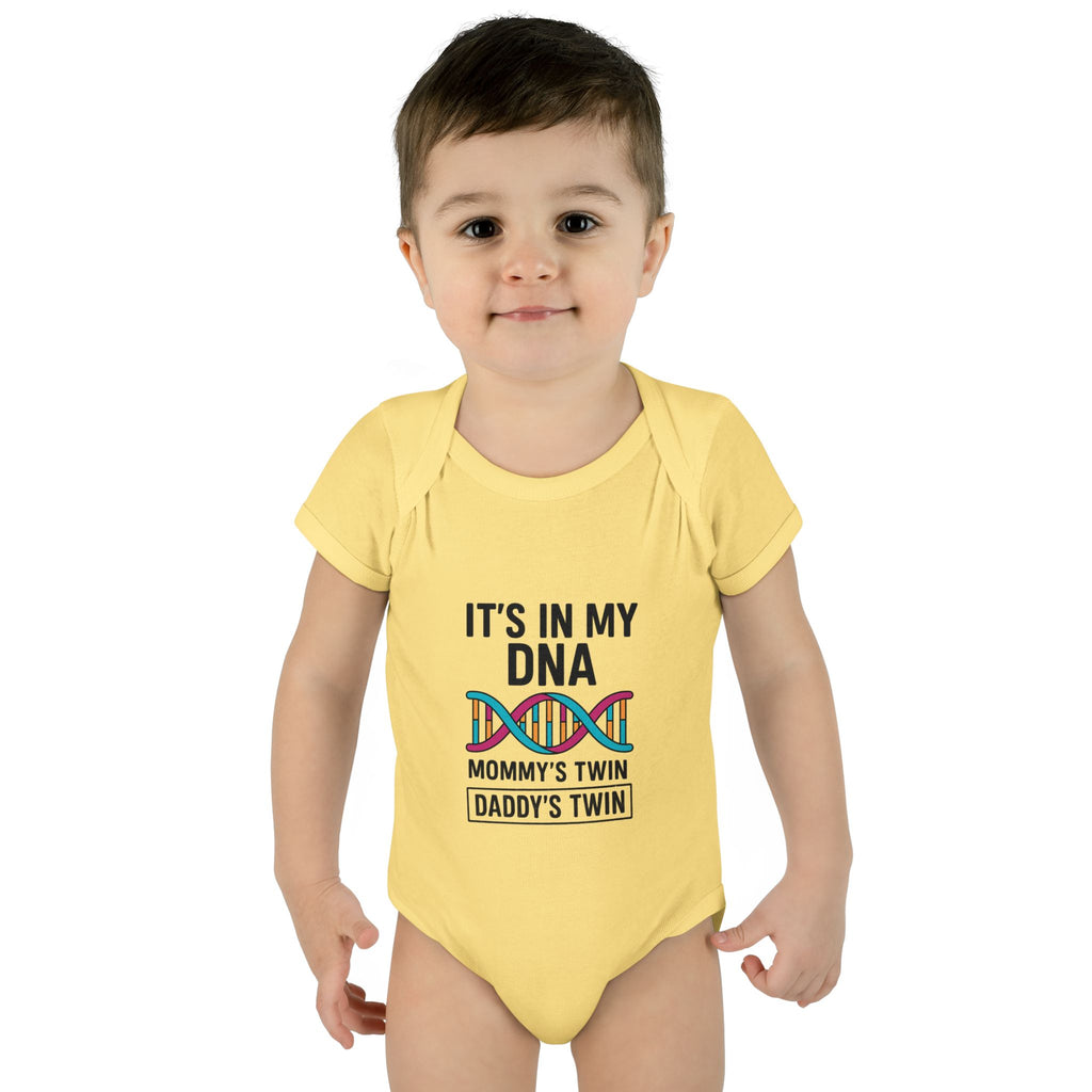 It’s in My DNA – Gender Reveal Baby Onesie (Unisex Bodysuit)