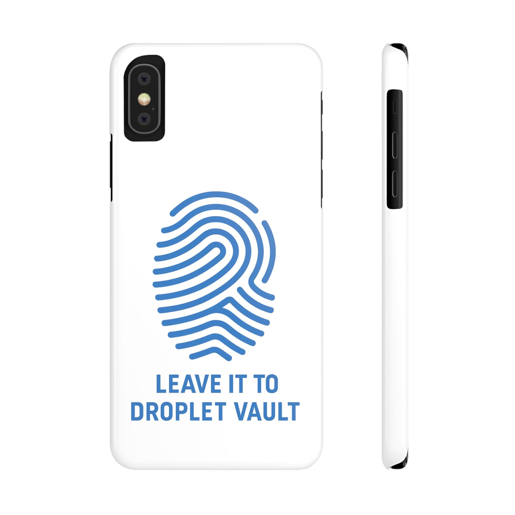Droplet Vault Fingerprint Phone Grip – DNA-Inspired Expandable Stand
