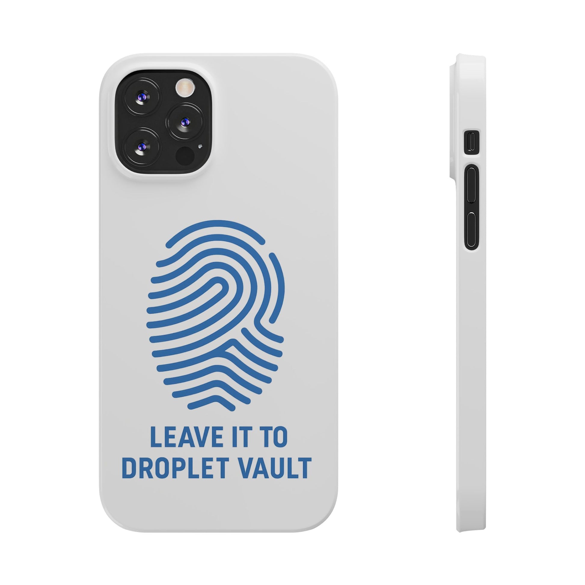 Droplet Vault Fingerprint Phone Grip – DNA-Inspired Expandable Stand