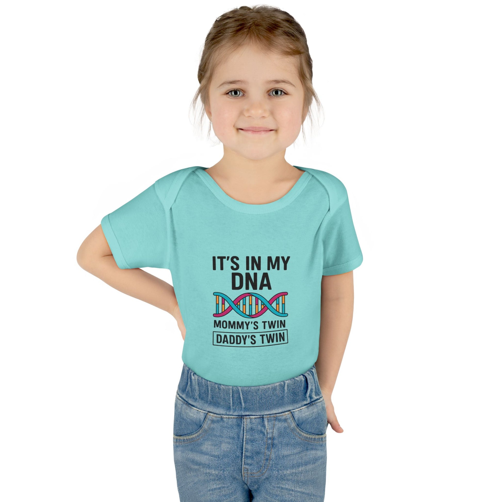 It’s in My DNA – Gender Reveal Baby Onesie (Unisex Bodysuit)