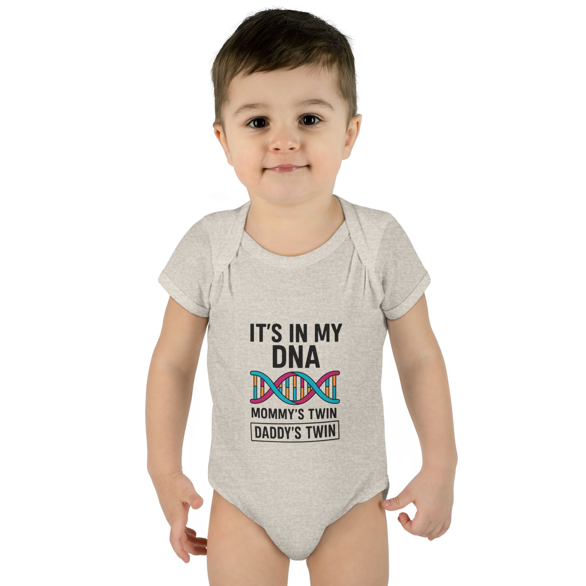 It’s in My DNA – Gender Reveal Baby Onesie (Unisex Bodysuit)