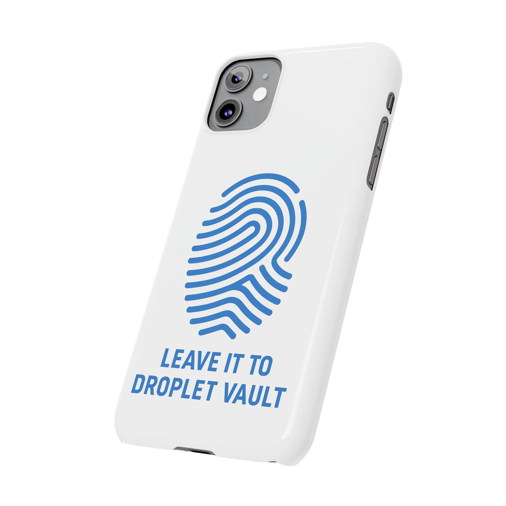 Droplet Vault Fingerprint Phone Grip – DNA-Inspired Expandable Stand
