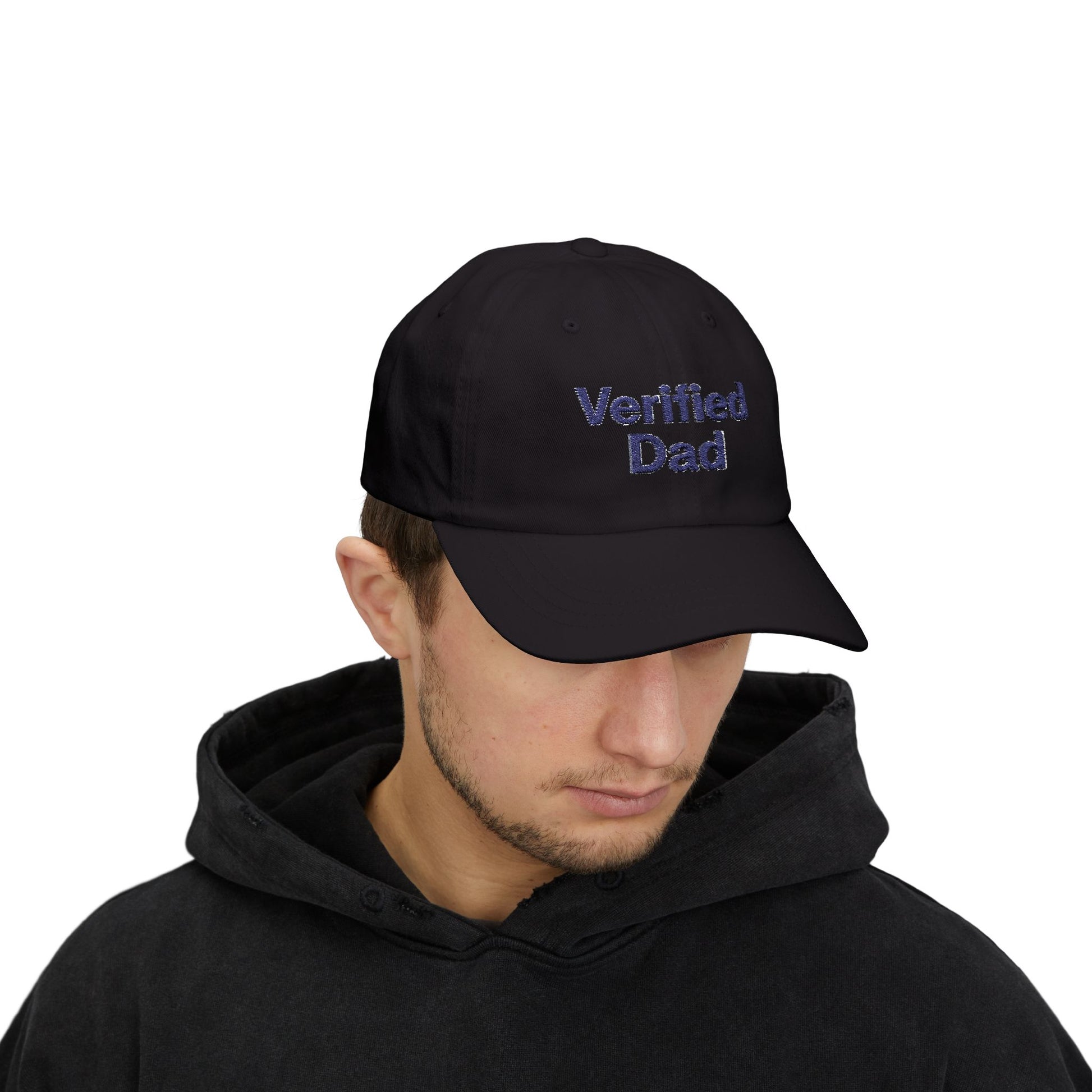 DNA Dad Cap – “Verified Dad” Embroidered Baseball Hat