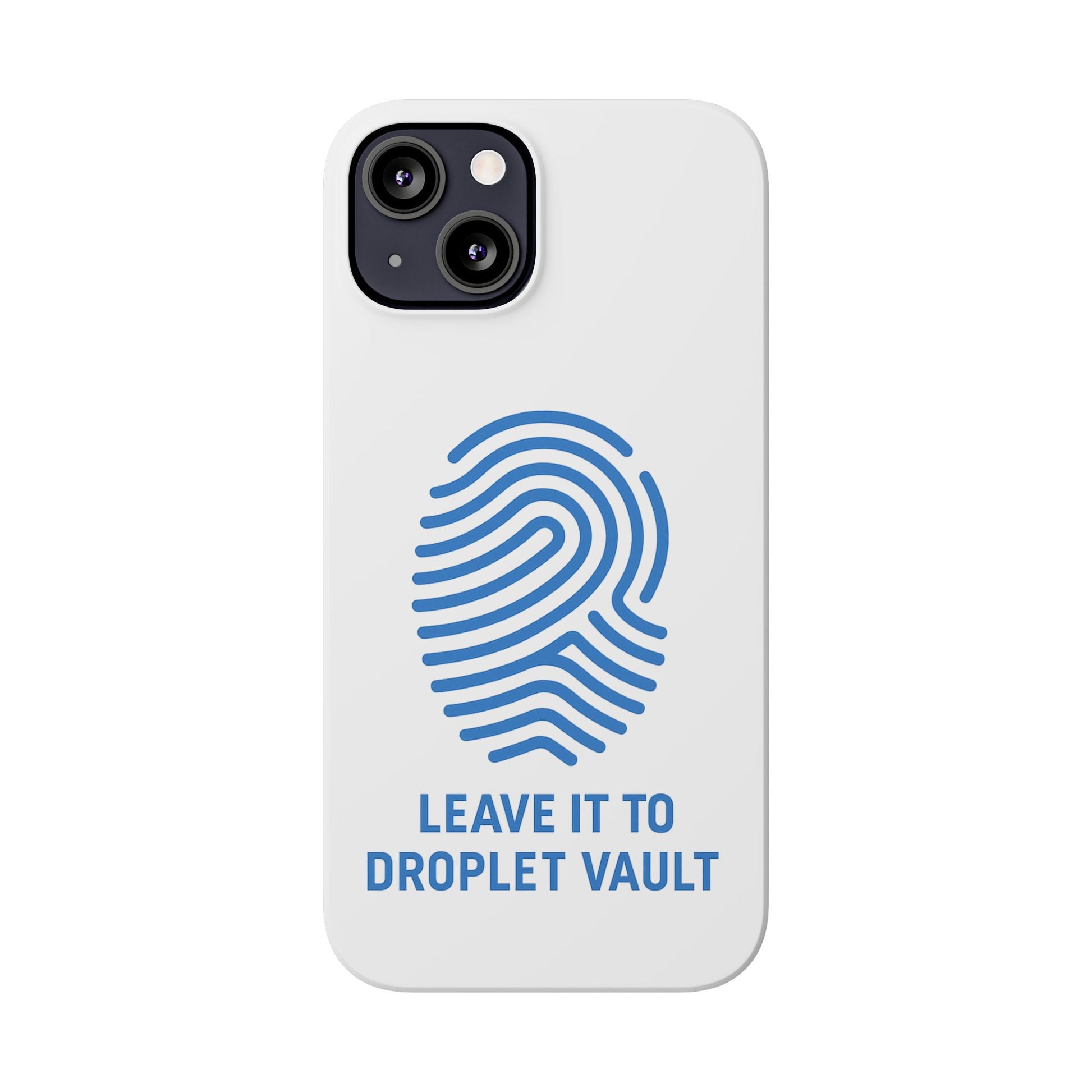 Droplet Vault Fingerprint Phone Grip – DNA-Inspired Expandable Stand