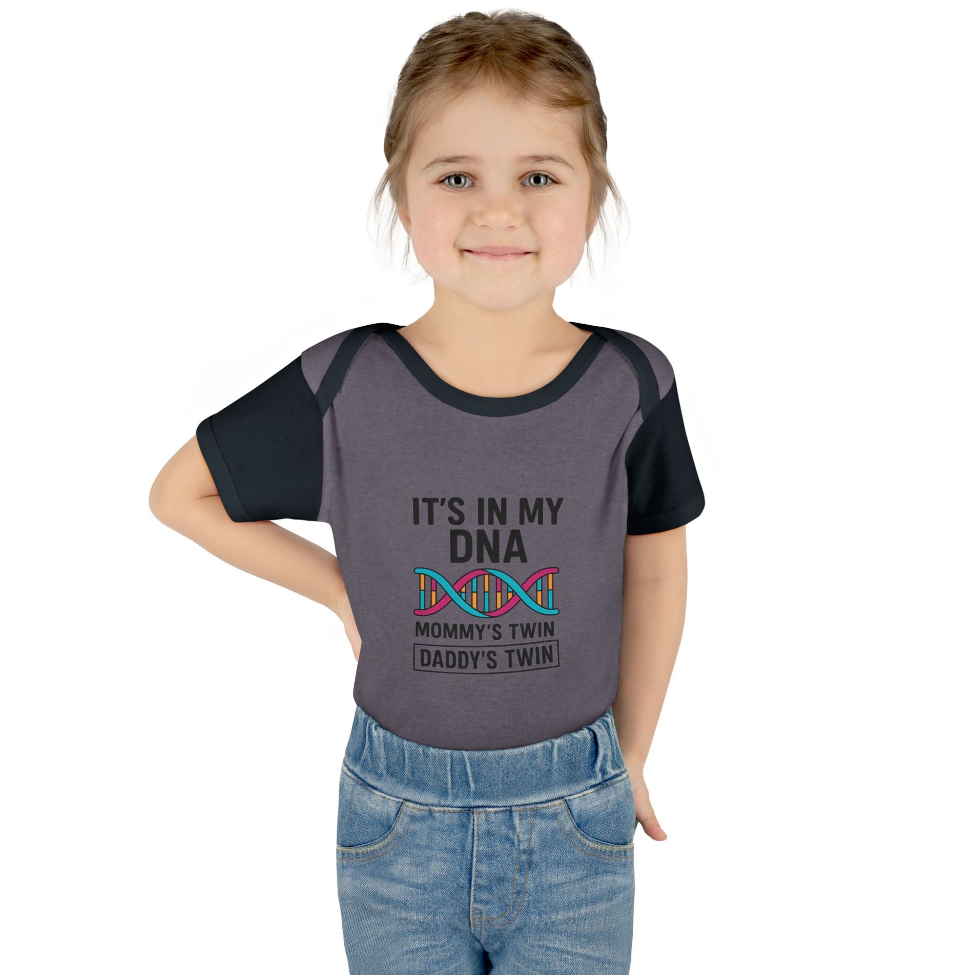 It’s in My DNA – Gender Reveal Baby Onesie (Unisex Bodysuit)