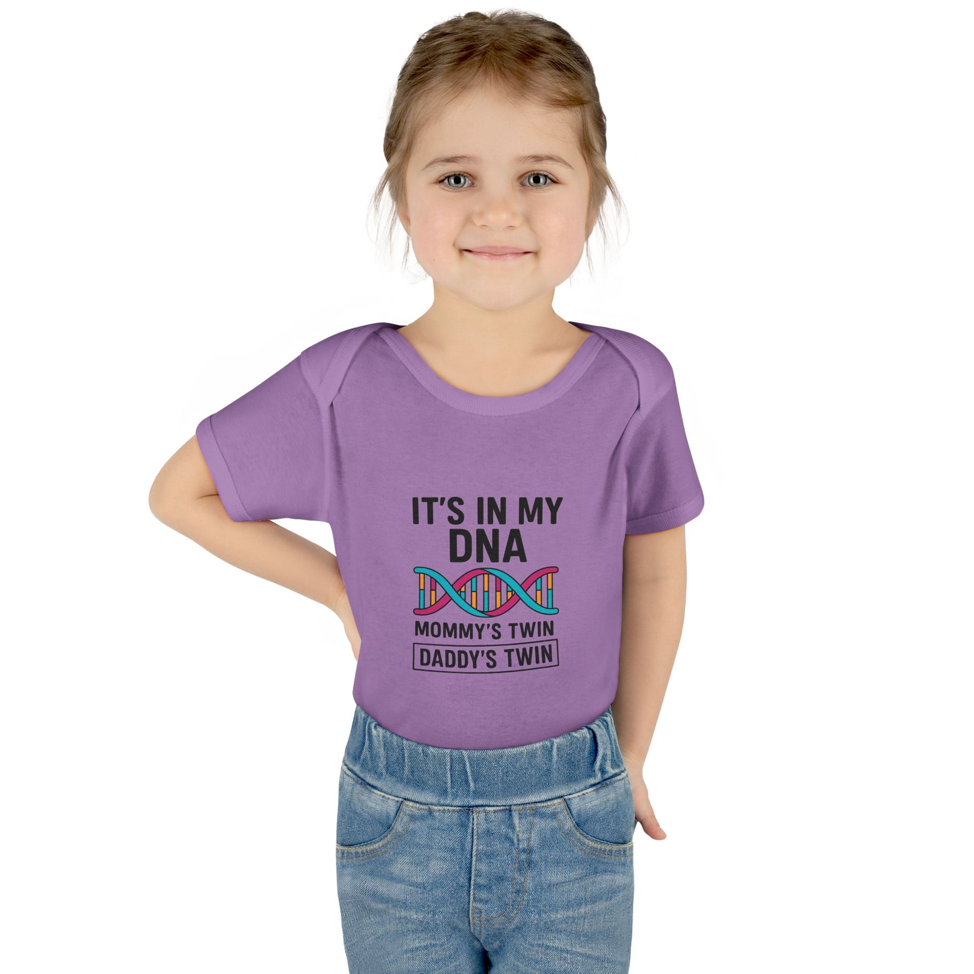 It’s in My DNA – Gender Reveal Baby Onesie (Unisex Bodysuit)