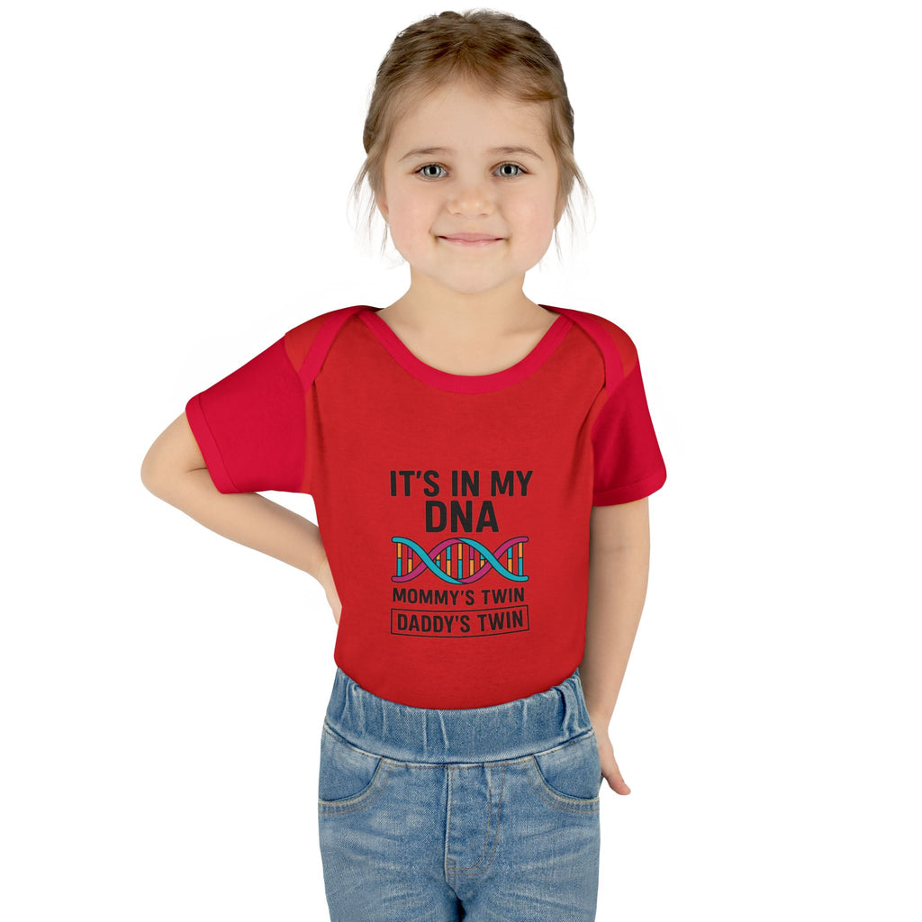 It’s in My DNA – Gender Reveal Baby Onesie (Unisex Bodysuit)
