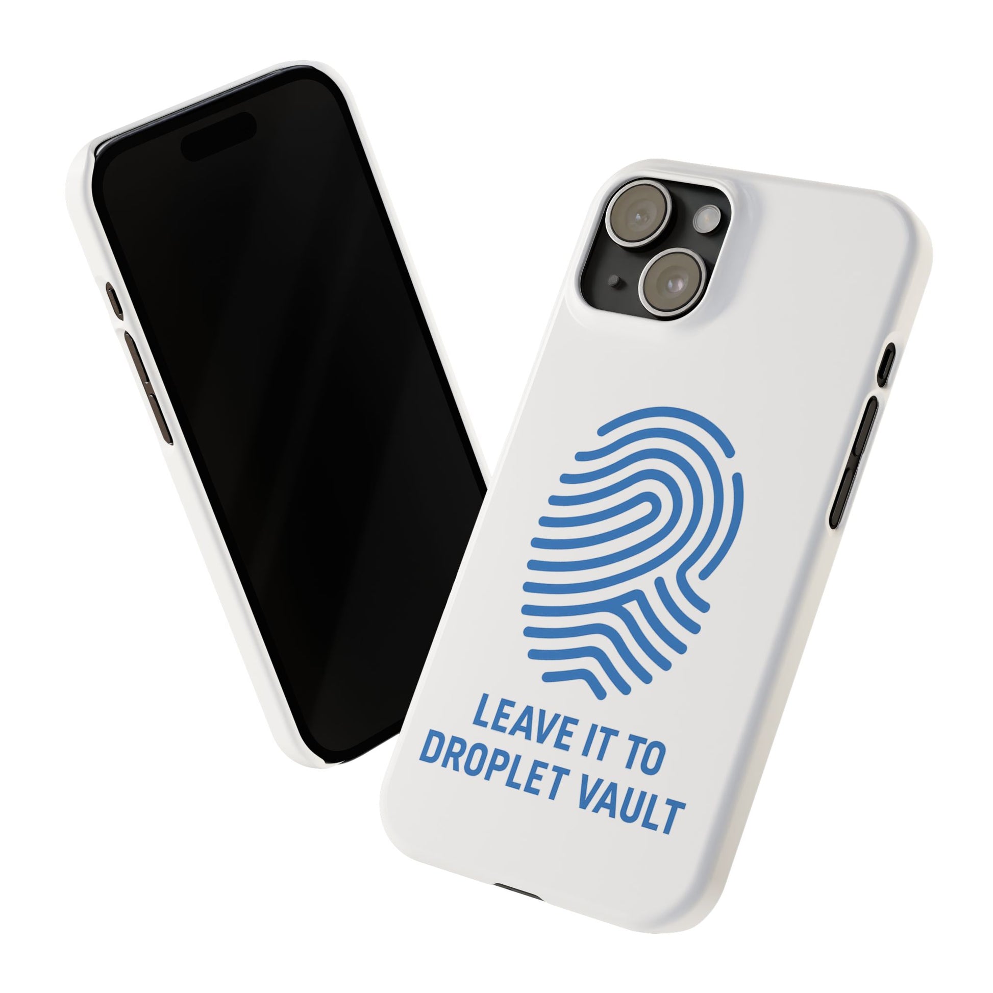 Droplet Vault Fingerprint Phone Grip – DNA-Inspired Expandable Stand