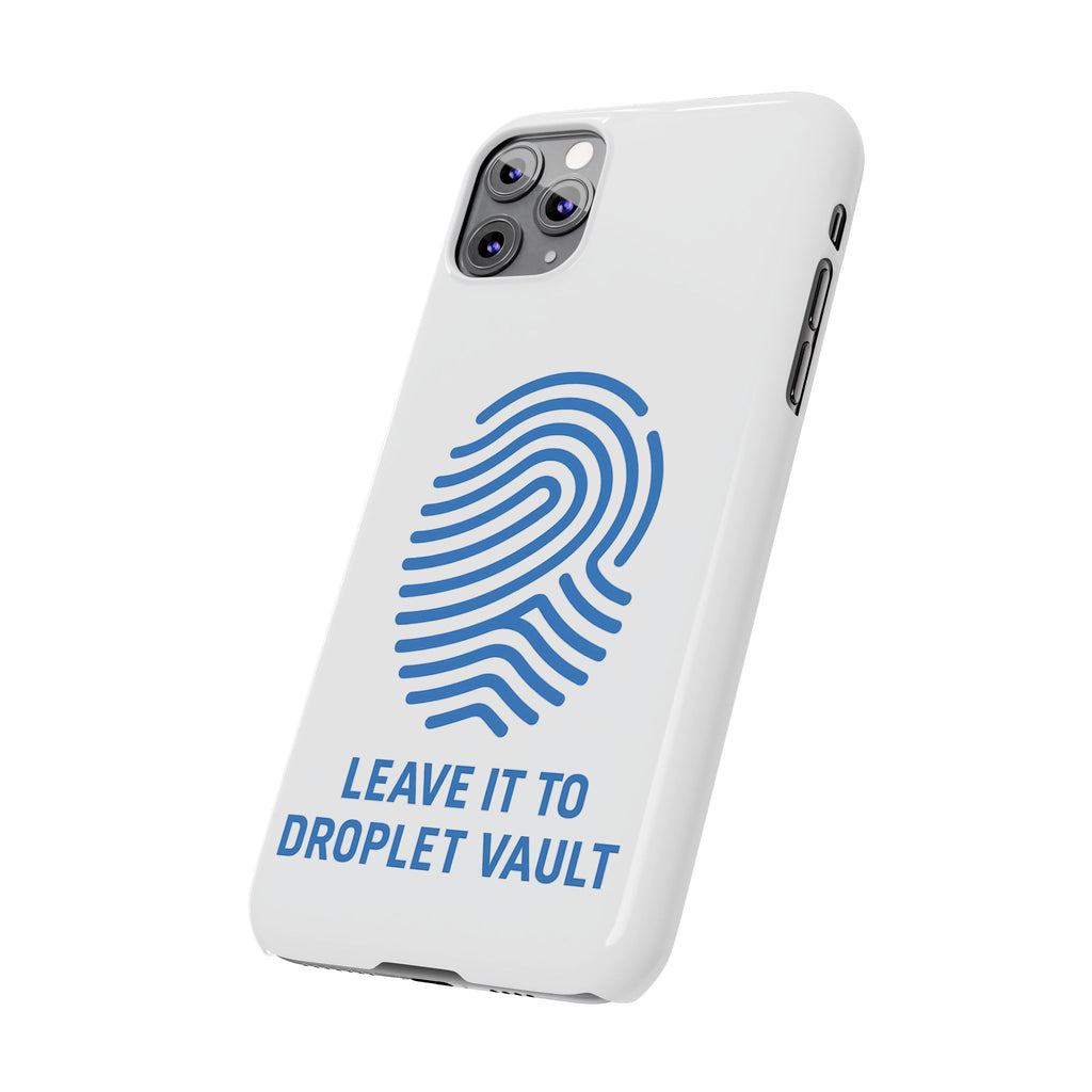 Droplet Vault Fingerprint Phone Grip – DNA-Inspired Expandable Stand