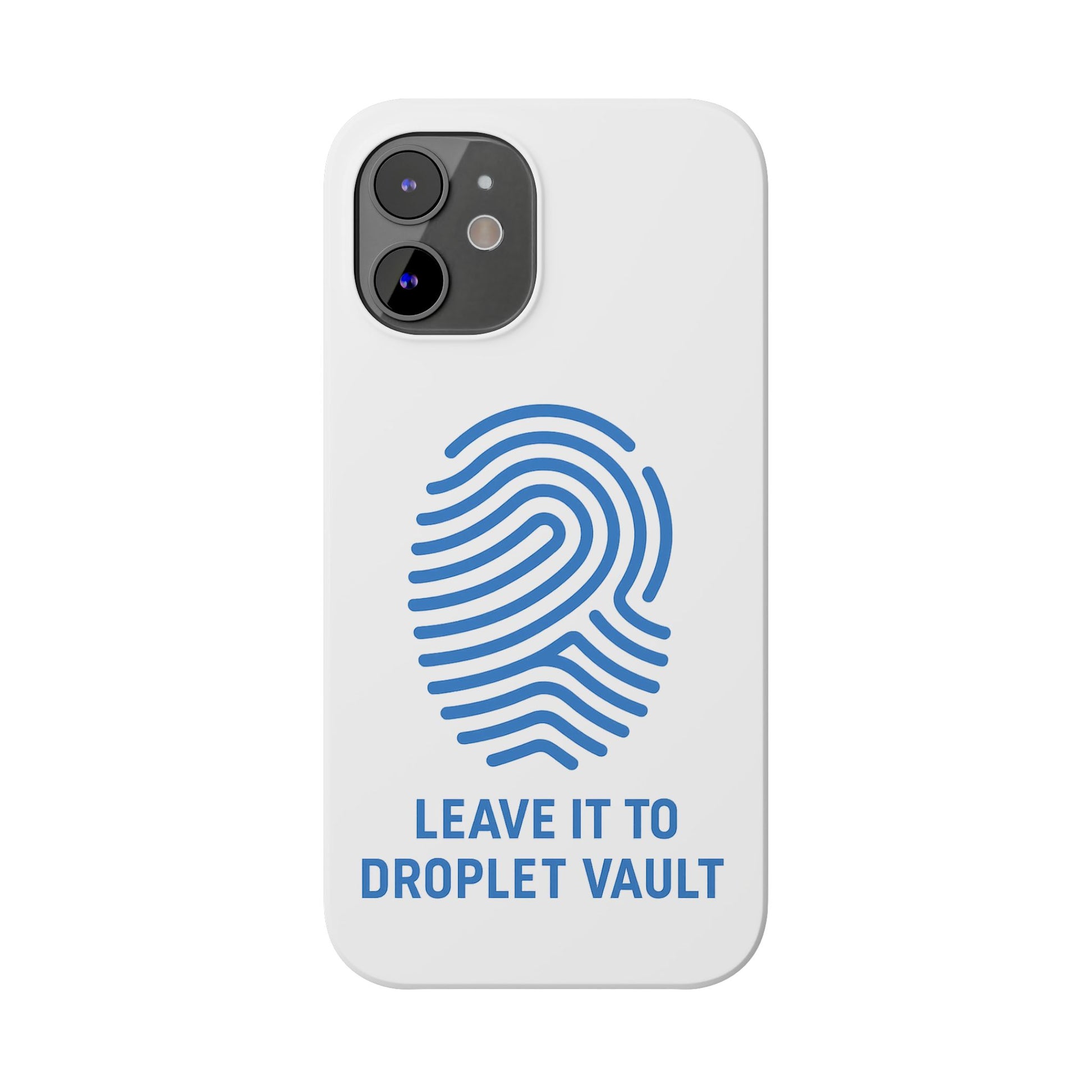 Droplet Vault Fingerprint Phone Grip – DNA-Inspired Expandable Stand