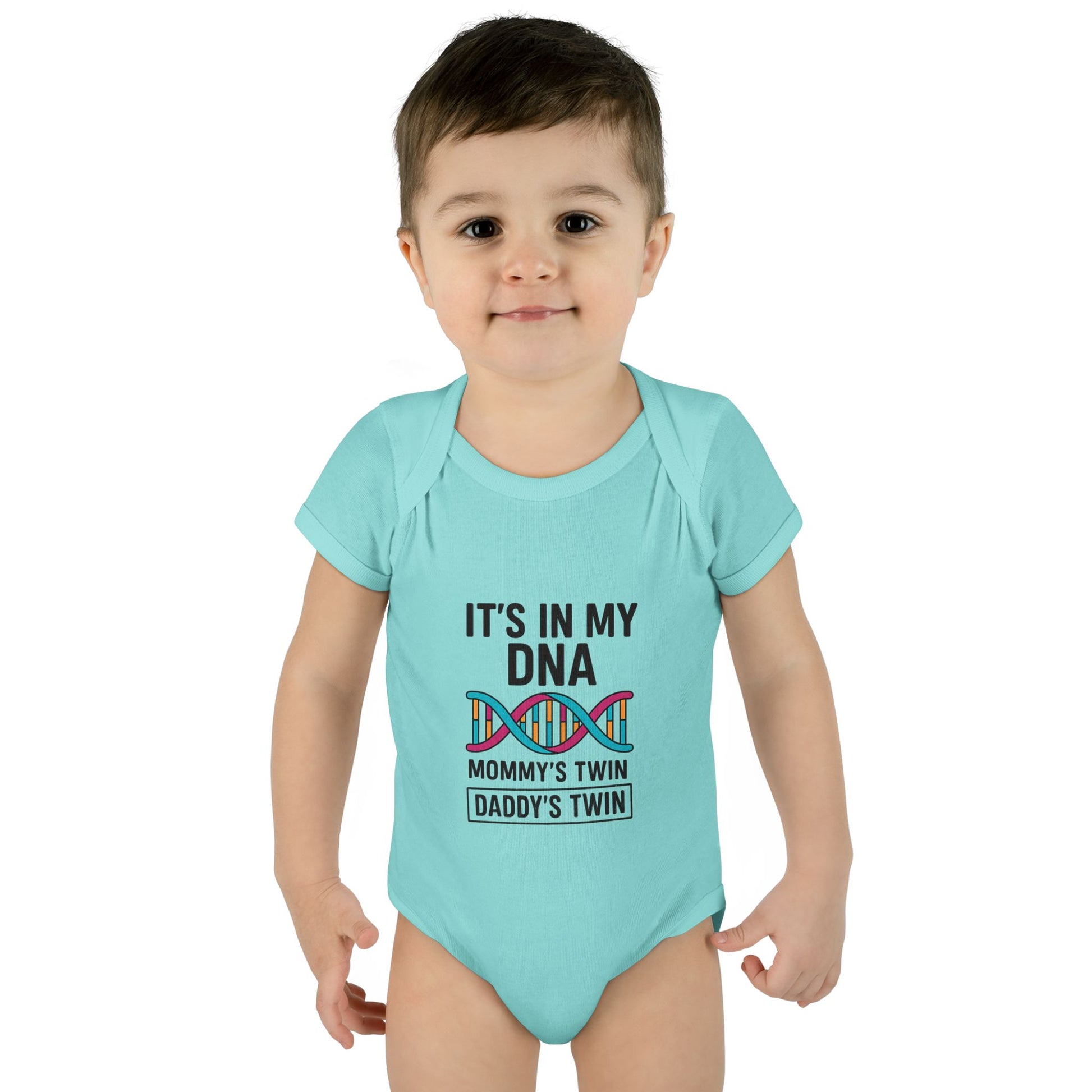 It’s in My DNA – Gender Reveal Baby Onesie (Unisex Bodysuit)