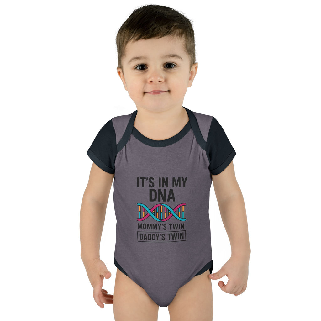 It’s in My DNA – Gender Reveal Baby Onesie (Unisex Bodysuit)